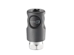 PrevoS1 - Szybkozłączka z Odpowietrzeniem - PREVOST S1 - z Gwintem Wewnętrznym - ISO 6150C - DN 6 - Typ CSI 06 - 1 Klik