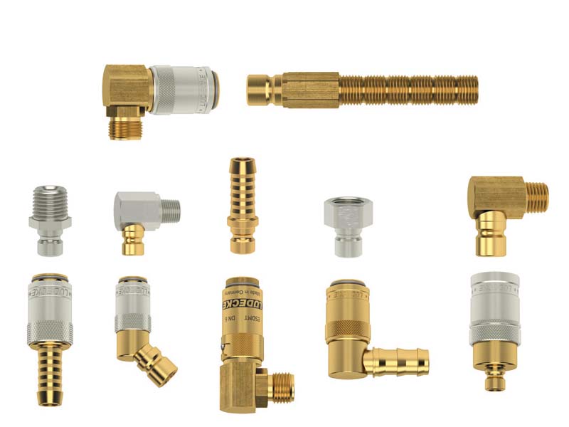 Szybkozłączki do form wtryskowych - Międzynarodowy Profil Wtyku  - typ amerykański odpowiedniki DME - LUDECKE