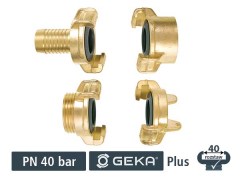 Złącza Ogrodowe - GEKA - Złącza Kłowe z Mosiądzu - 40 bar