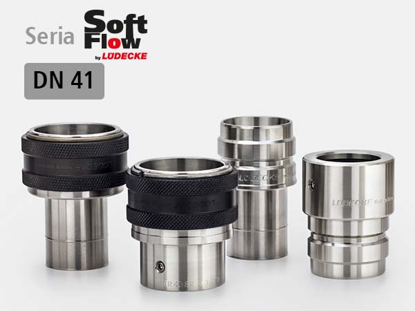 Szybkozłącza Soft Flow - DN 41 - ze Stali Szlachetnej - LUDECKE