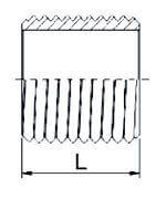Nypel z Pełnym Gwintem - ze Stali Szlachetnej