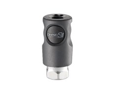 PrevoS1 - Szybkozłączka z Odpowietrzeniem - PREVOST S1 - z Gwintem Wewnętrznym - ISO 6150C - DN 6 - Typ CSI 06 - 1 Klik