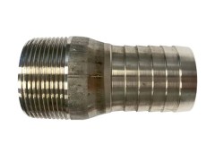 Króciec do Węży z Gwintem Zewnętrznym BSPT - Typ CN - ze Stali Szlachetnej