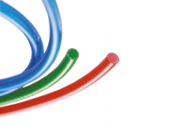 Wąż Techniczny - RAUFILAM-E colour - do Cieczy, Gazów i Żywności - do Sprężonego Powietrza - Transparentny - Różne Kolory - Tłoczny